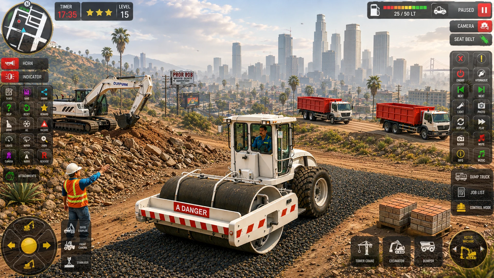 City Excavator Simulator Game screenshot