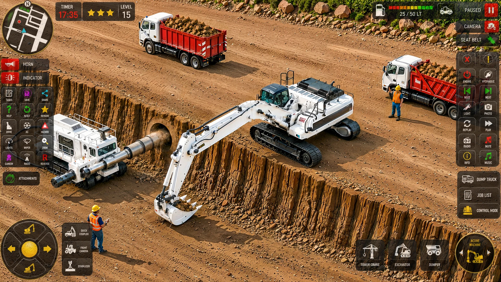 City Excavator Simulator Game screenshot